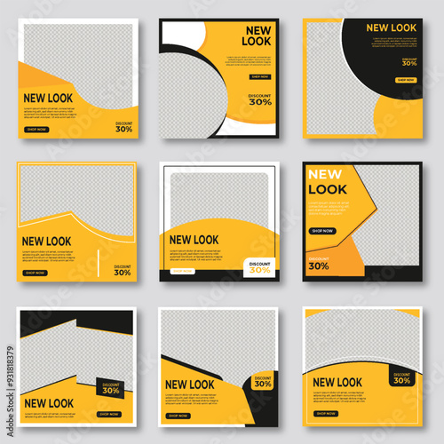 Fashion sale social media post template
