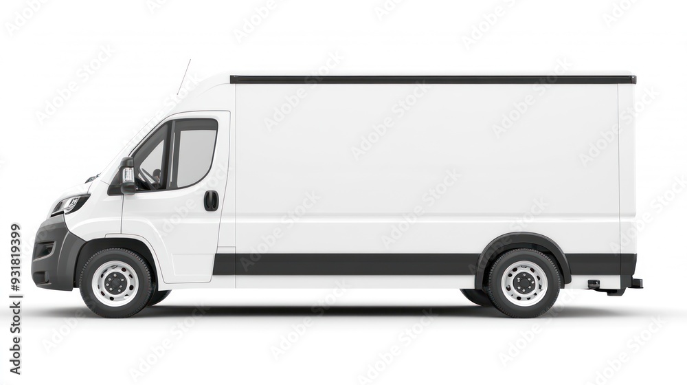 White Delivery Van White Delivery Van
