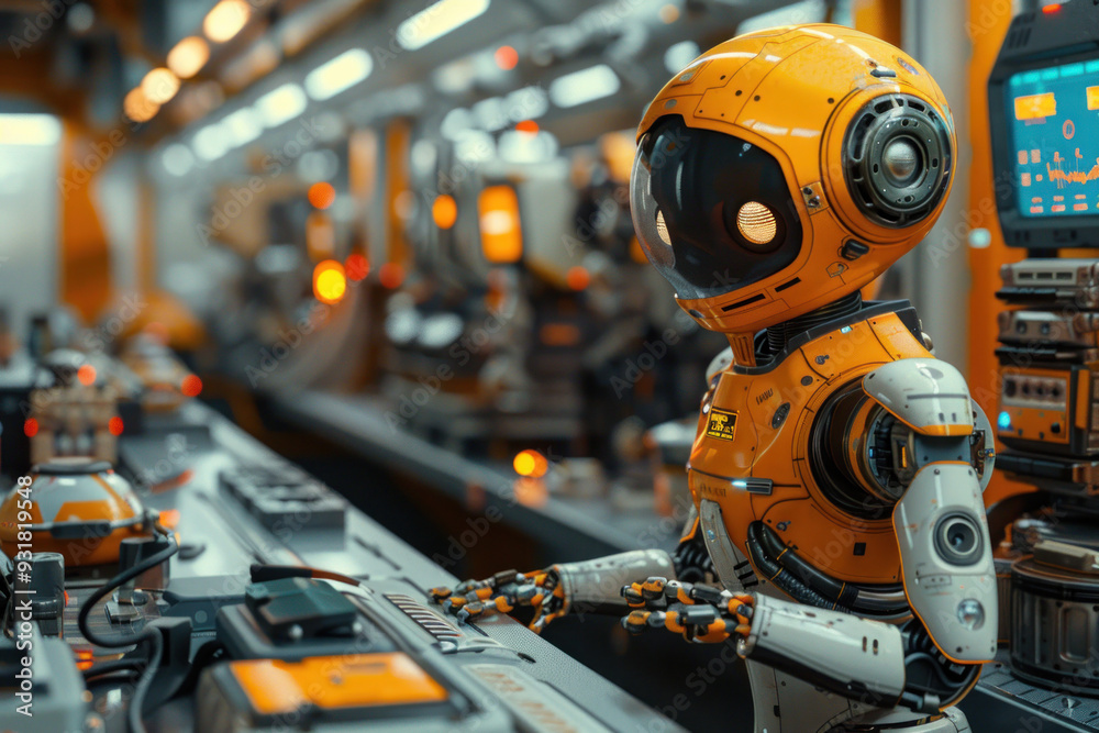 Humanoid robots inspect lab quality Humanoid robots inspect lab quality