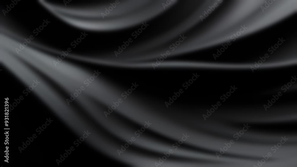 Black background with waves. Black background with waves.