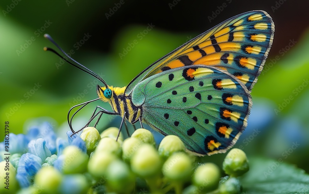 Obraz premium butterfly on a flower 