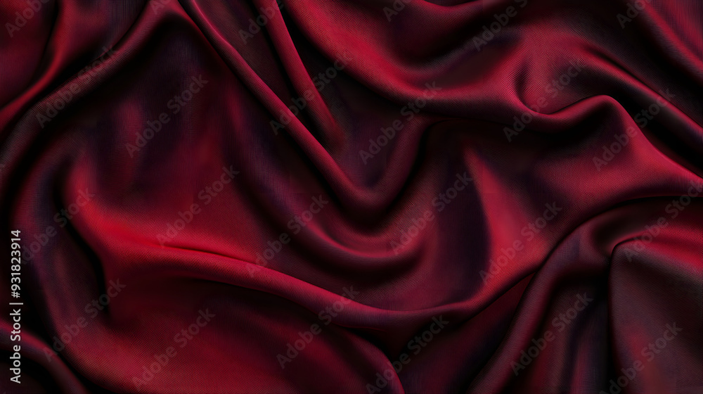 Fototapeta premium abstract background luxury cloth wave or wavy folds of grunge silk texture satin velvet material or luxurious Christmas background or elegant wallpaper design, background