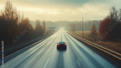 Driving on the highway