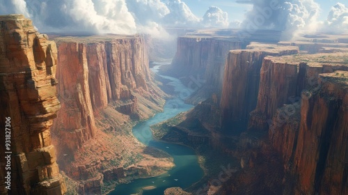 Serene Canyon Landscape