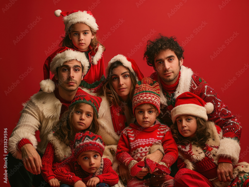 Stylish Christmas family celebration Stylish Christmas family celebration