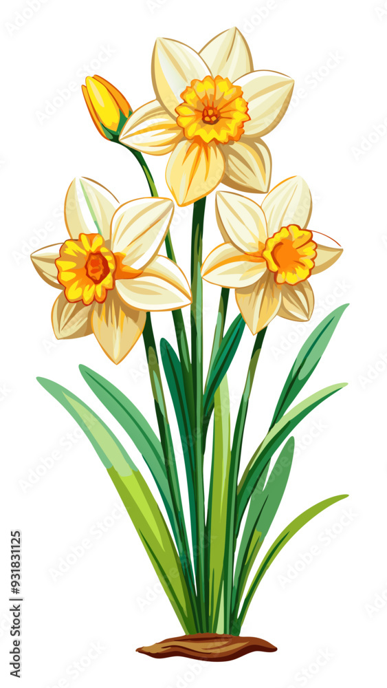 daffodil illustration, daffodil flower vector art, daffodil flower illustration, daffodil vector, daffodils isolated on white daffodil illustration, daffodil flower vector art, daffodil flower illustration, daffodil vector, daffodils isolated on white