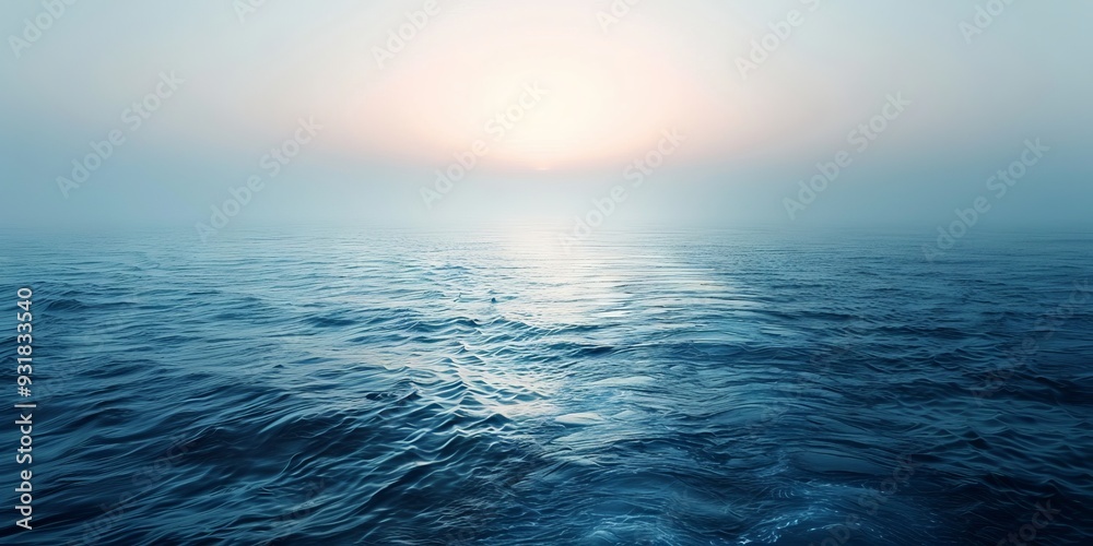 Fototapeta premium Soft blurred background on the sea