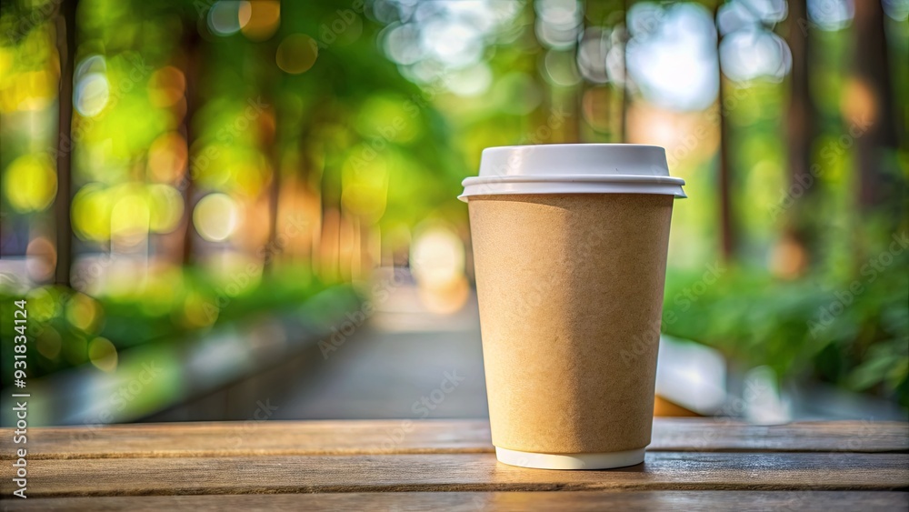 Coffee paper cup takeaway mock-up displayed outdoors , coffee, paper cup, takeaway, mock-up, outdoor, street, cafe, drink Coffee paper cup takeaway mock-up displayed outdoors , coffee, paper cup, takeaway, mock-up, outdoor, street, cafe, drink