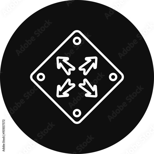 Resize Vector Icon Design