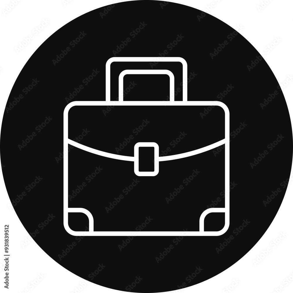 Briefcase Vector Icon Design