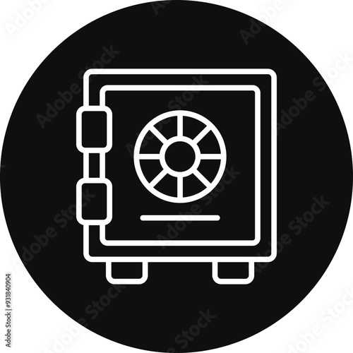 Strongbox Vector Icon Design