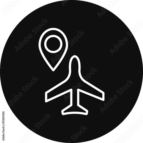 Sharp Bend Vector Icon Design