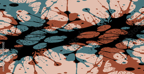 Abstract pattern. Illustration for printing on wall decorations. For use in graphics.