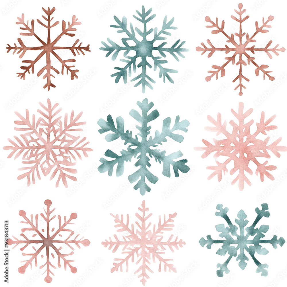 Colorful snowflake Colorful snowflake