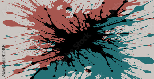 Abstract pattern. Illustration for printing on wall decorations. For use in graphics.