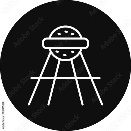 Sputnik Vector Icon Design