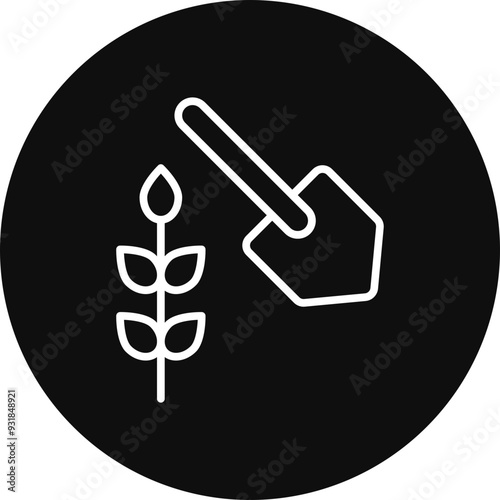 Hoe Vector Icon Design
