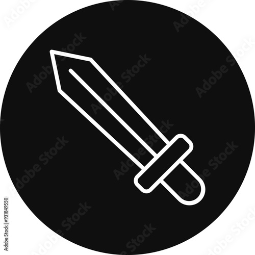 Sword Vector Icon Design