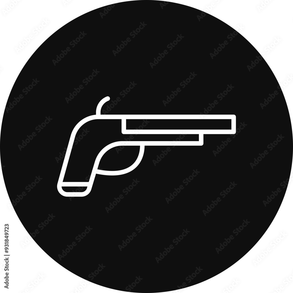 Gun Vector Icon Design Gun Vector Icon Design