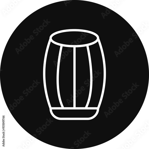 Barrel Vector Icon Design