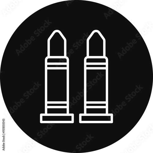 Ammo Vector Icon Design