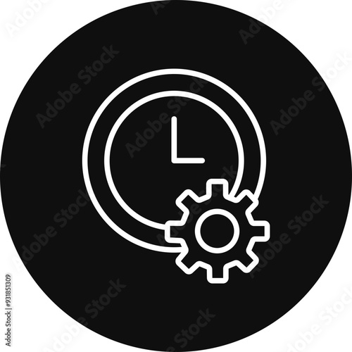 Time Management Vector Icon Design