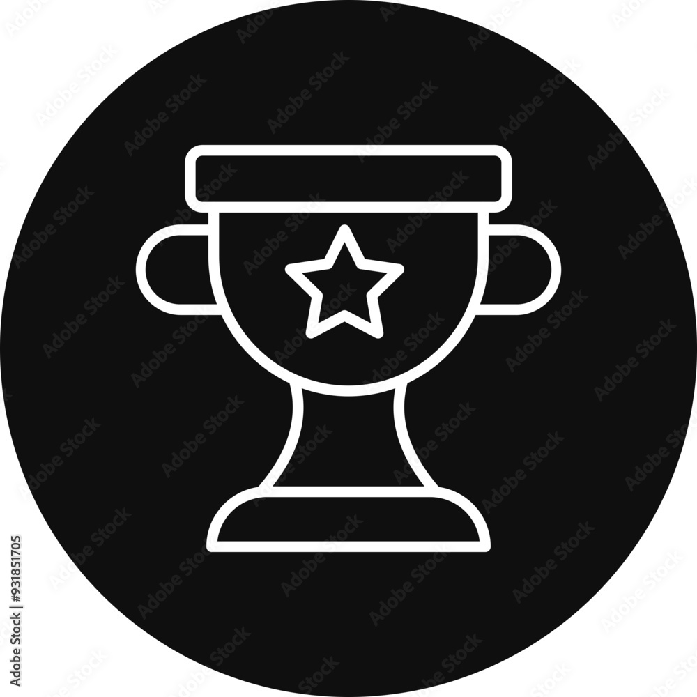 Trophy Vector Icon Design Trophy Vector Icon Design