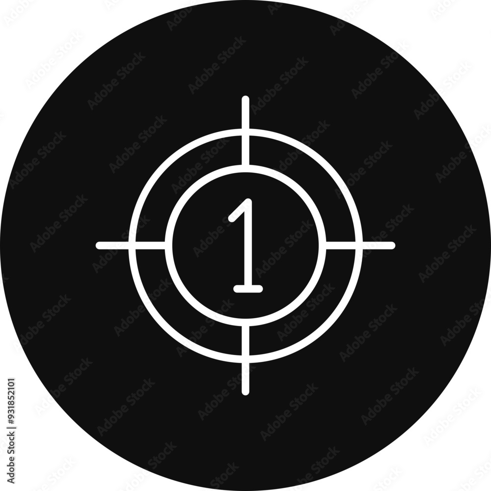 Countdown Vector Icon Design