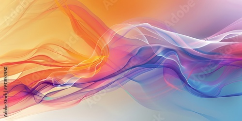 abstract wavy colorful wallpaper