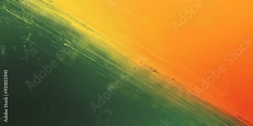 modern gradient background from dark green to orange