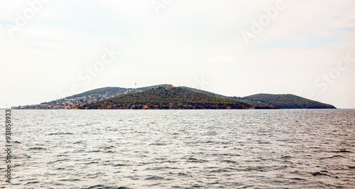 Panoramic view of  prince islands, adalar, istanbul photo