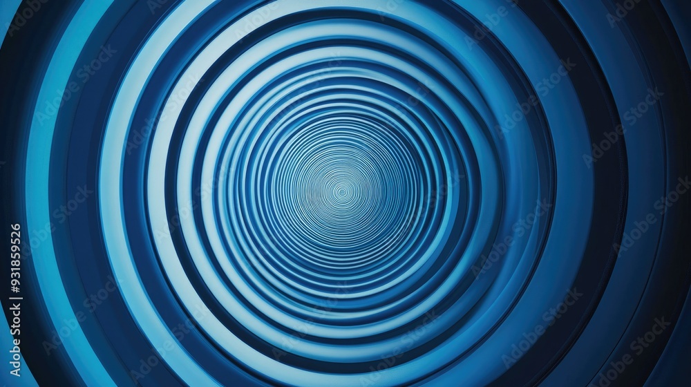 Blue background with concentric circles in varying shades, creating a hypnotic effect Blue background with concentric circles in varying shades, creating a hypnotic effect