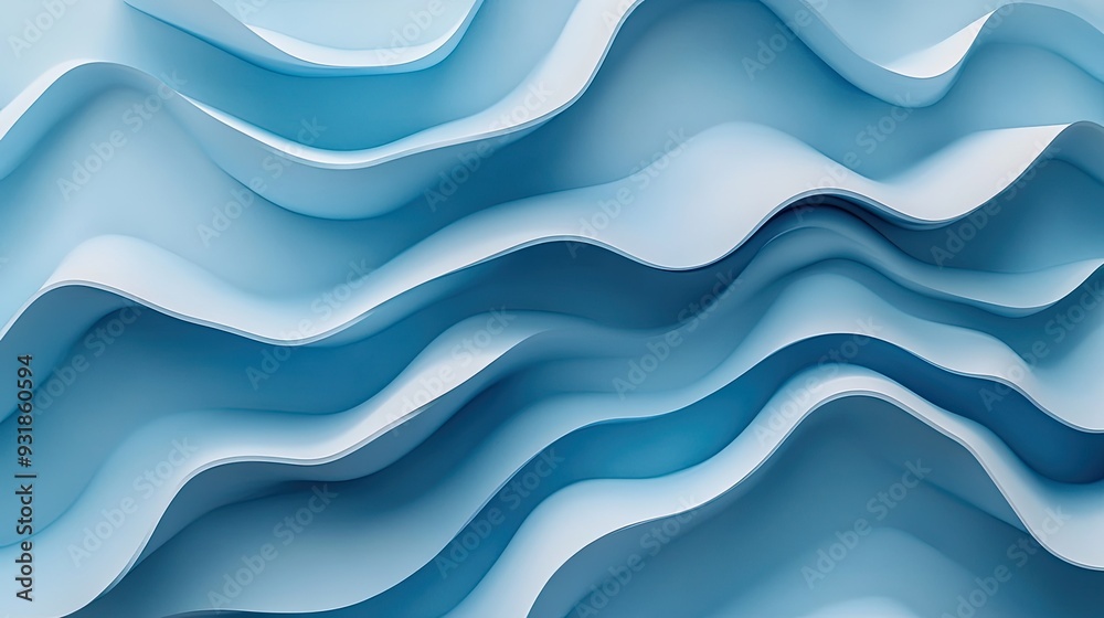 Blue background with subtle wave patterns, creating a calm and soothing effect Blue background with subtle wave patterns, creating a calm and soothing effect