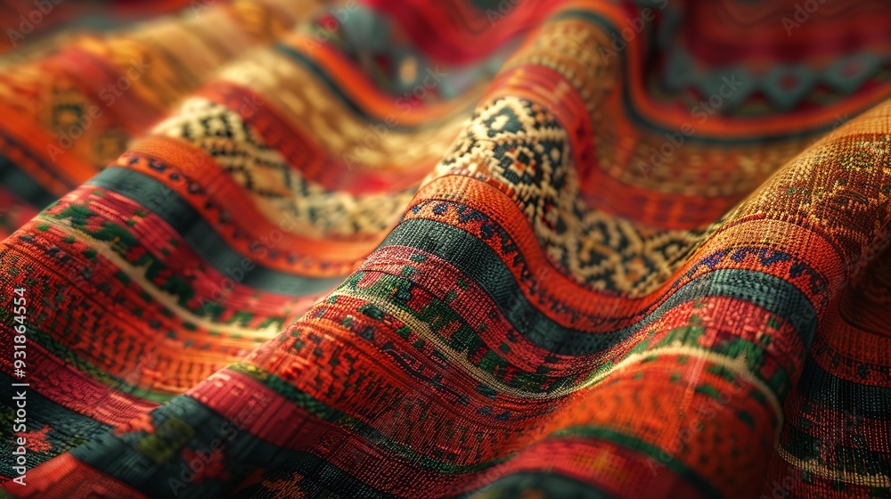 Creative design with traditional Guna people or Mexican Creative design with traditional Guna people or Mexican