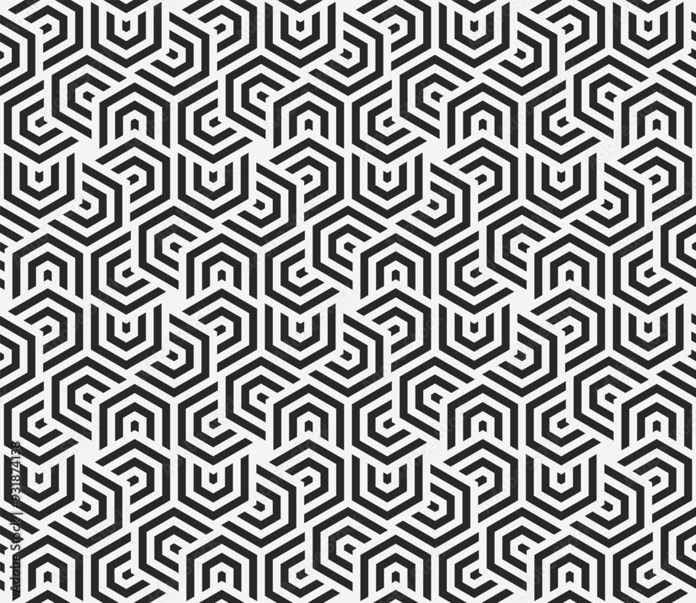 Geometric hexagon pattern. Modern geometric background. Geometric hexagon pattern. Modern geometric background.