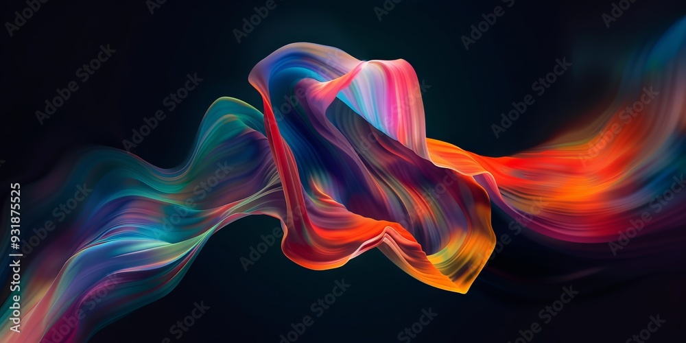 blur gradient shape on black background blur gradient shape on black background