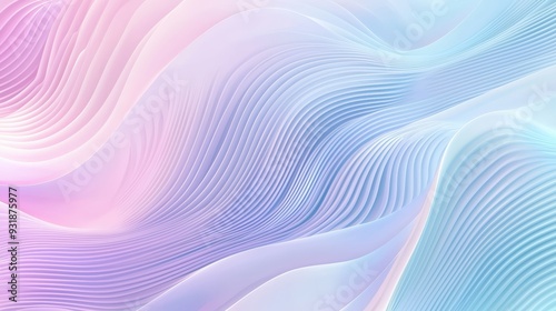 A soft and flowing abstract background with gentle waves in pastel colors, evoking sense of calm and tranquility. 