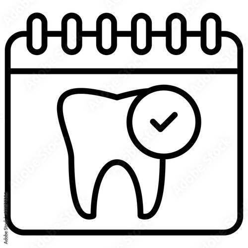 Dental appointment icon