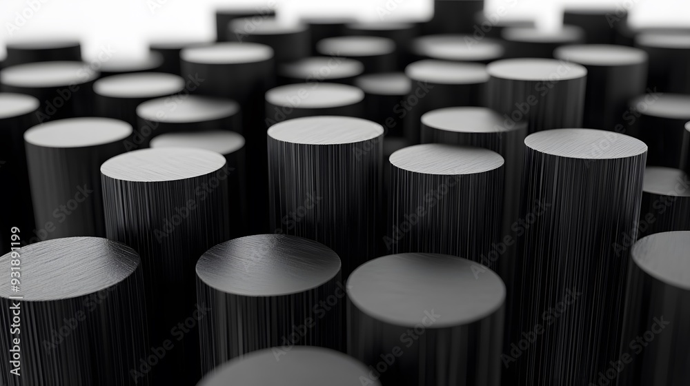 Black Cylinders, Circles, Bars on White Background, Abstract Image, Texture, Pattern, Wallpaper, Cover and Screen of Smartphone, Cell Phone, Computer, Laptop, 9:16 and 16:9 Format Black Cylinders, Circles, Bars on White Background, Abstract Image, Texture, Pattern, Wallpaper, Cover and Screen of Smartphone, Cell Phone, Computer, Laptop, 9:16 and 16:9 Format