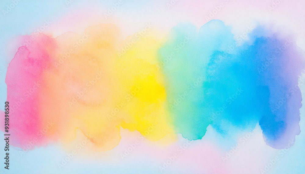 diversity texture watercolor gradient on paper in row, with rainbow colors blending smoothly wet-on-wet technique. color gradients, creative art design background. diversity texture watercolor gradient on paper in row, with rainbow colors blending smoothly wet-on-wet technique. color gradients, creative art design background.