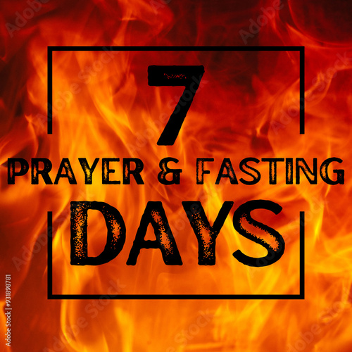 Quadro su tela Prayer & Fasting - 6