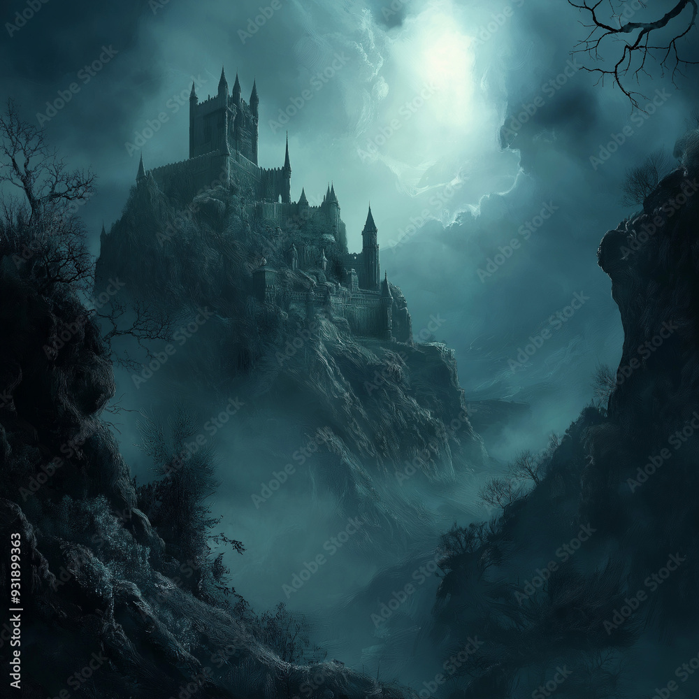 Fototapeta premium dark fantasy background