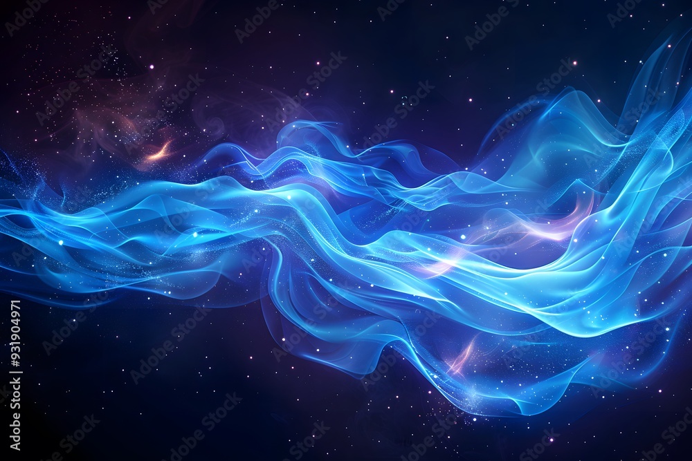 Ethereal Blue Waves in a Cosmic Landscape Ethereal Blue Waves in a Cosmic Landscape