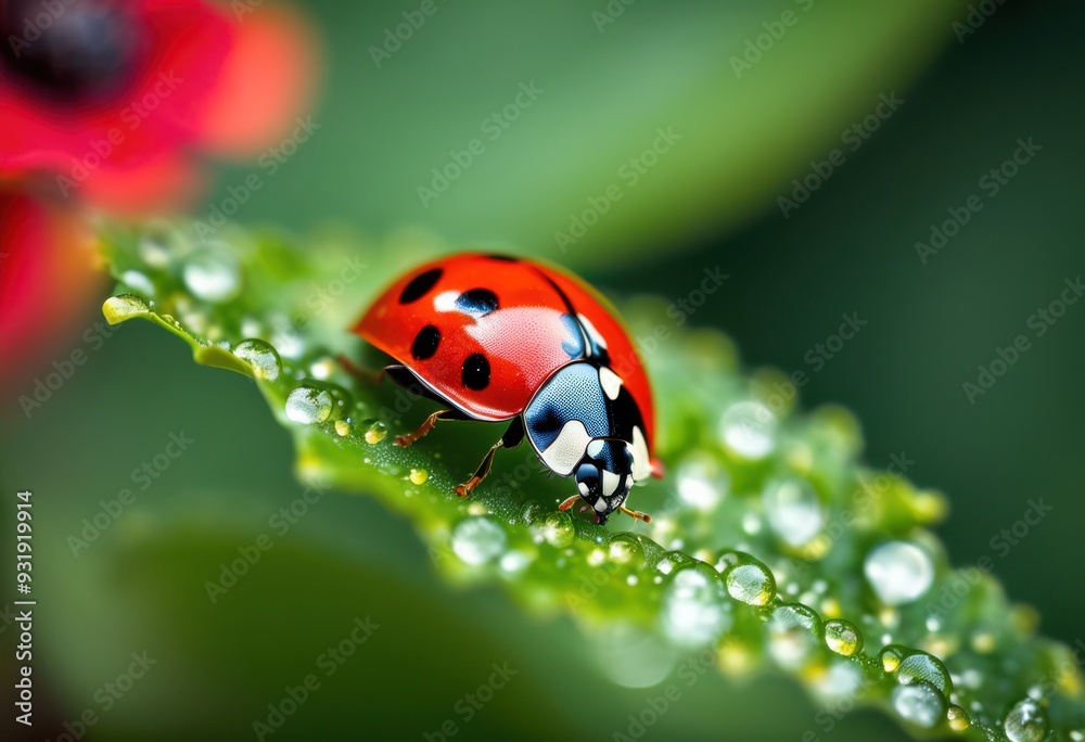 vivid close ladybug resting lush green leaves detailed texture vibrant colors captured nature, insect, beetle, macro, flora, garden, outdoor, sunlight, bright vivid close ladybug resting lush green leaves detailed texture vibrant colors captured nature, insect, beetle, macro, flora, garden, outdoor, sunlight, bright