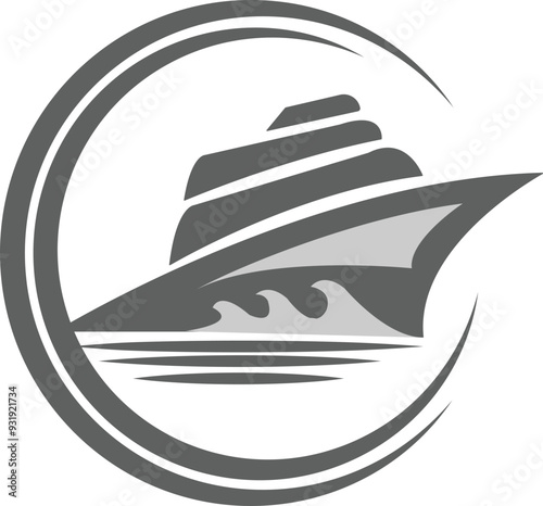 Shipping logo design. Traveling logo design. Technology logo design. Corporate logo design. Transport logo design. Boat logo design