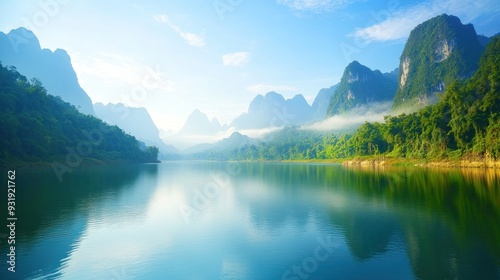 Serene Mountain Lake