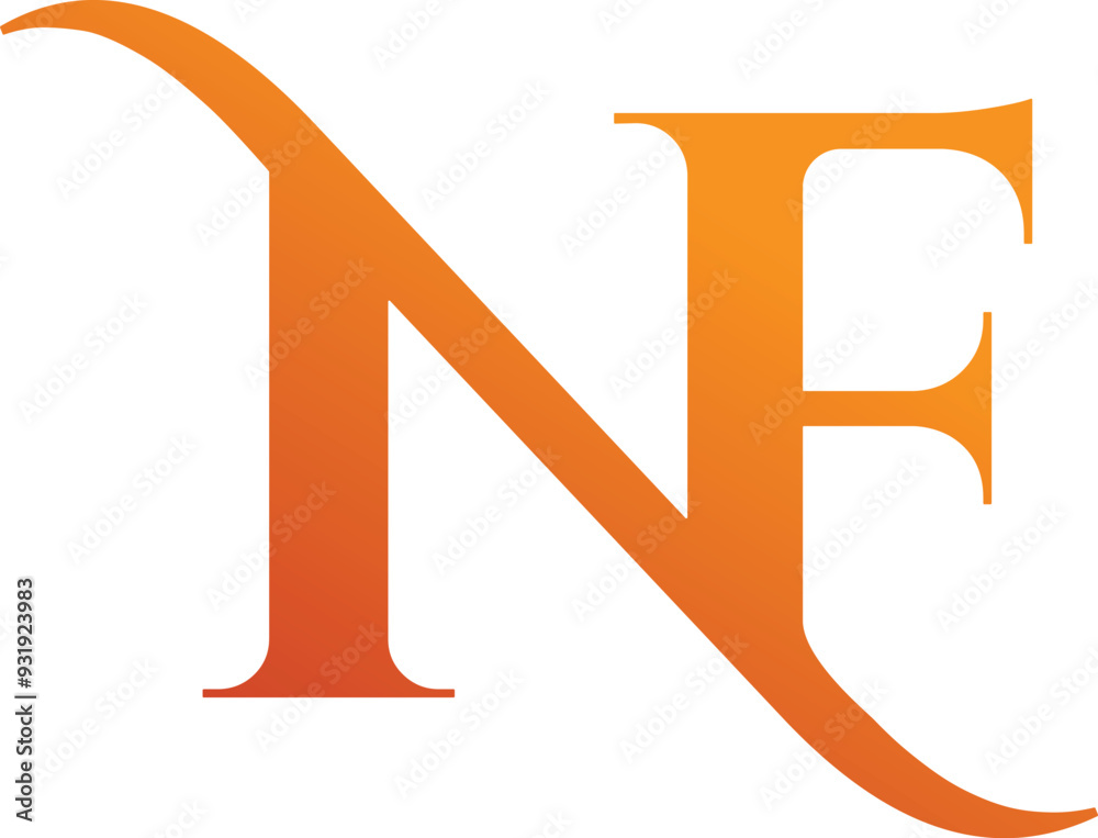 NF logo design. Letters FN logo vectors. Simple FN logo vectors. Creative NF vector icon design royalty NF logo design. Letters FN logo vectors. Simple FN logo vectors. Creative NF vector icon design royalty