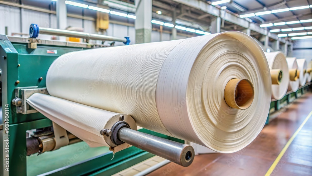 Rolls of industrial cotton fabric for clothing manufacture on machine, cotton fabric, rolls, industrial Rolls of industrial cotton fabric for clothing manufacture on machine, cotton fabric, rolls, industrial