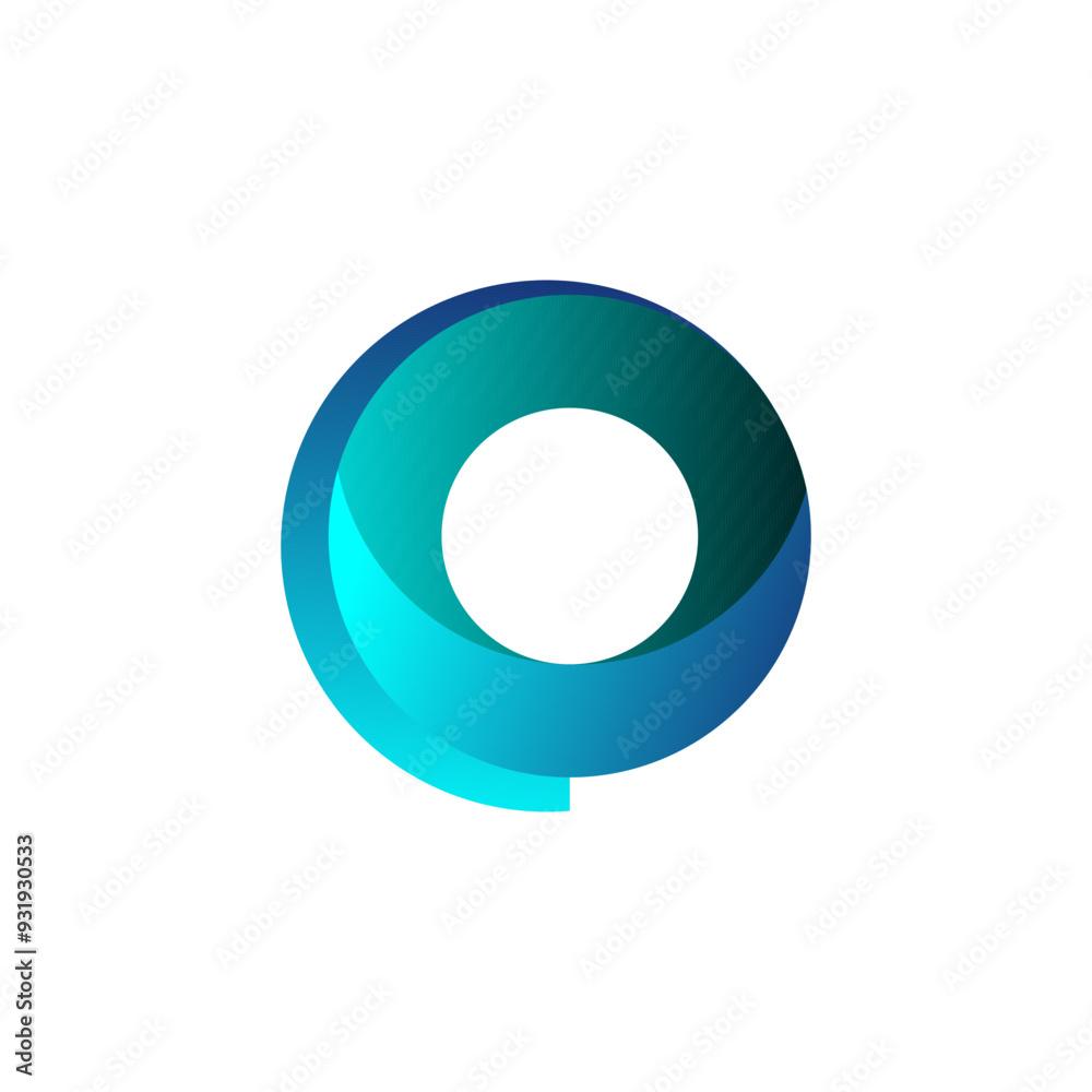 Art Illustration letter initial O template design Art Illustration letter initial O template design