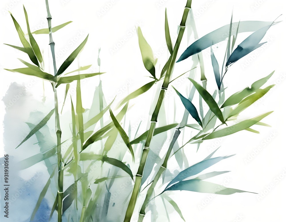 Fototapeta premium bamboo leaves